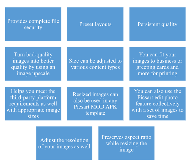 What Picsart Image Resizer Offers